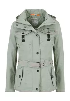 Функциональная куртка Chocandy, светоотражатели, пояс, женская WELLENSTEYN, зеленый