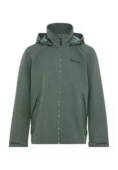 Функциональная куртка Elderberg, ТЕКСАПОР, мужская Jack Wolfskin, цвет Hedge Green