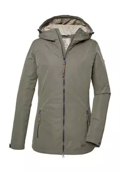 Функциональная куртка G.I.G.A DX, капюшон, двусторонняя молния, женская killtec, цвет Helloliv