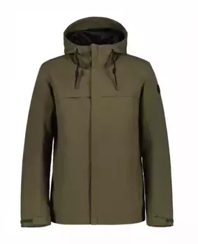 Функциональная куртка Icepeak "H FUNKTIONSJACKE ATLANTA" с капюшоном, водонепроницаемая, ветрозащитная и дышащая, оливковый