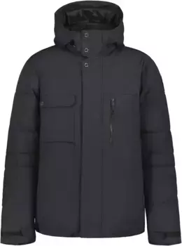Функциональная куртка Icepeak "ICEPEAK CARVER", с капюшоном, с фирменной этикеткой на рукаве, черный