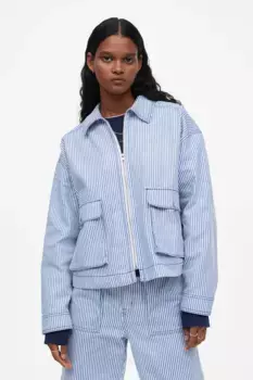 Функциональная куртка из габардина H&M, синий