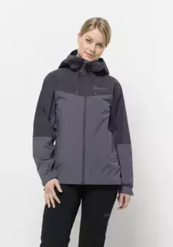 Функциональная куртка Jack Wolfskin "ALPSPITZE TOUR 3L JKT W", с капюшоном, цвет Dolphin
