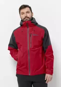 Функциональная куртка Jack Wolfskin "EAGLE PEAK 2L JKT M", с капюшоном, цвет Red-Glow