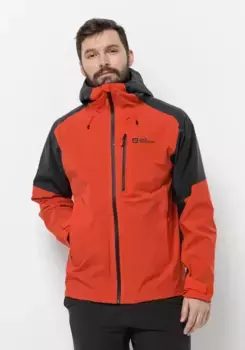 Функциональная куртка Jack Wolfskin "EAGLE PEAK 2L JKT M", с капюшоном, красный