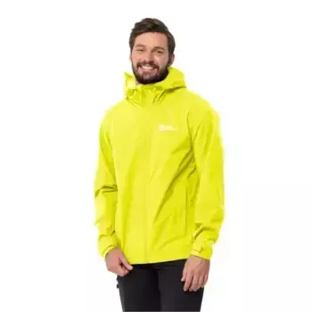 Функциональная куртка Jack Wolfskin "ELSBERG 2.5L JKT M", с капюшоном, водонепроницаемая, ветронепроницаемая, дышащая, цвет Firefly
