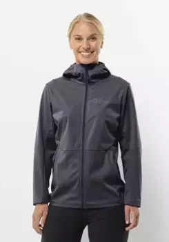 Функциональная куртка Jack Wolfskin "FELDBERG HOODY W", с капюшоном, цвет Graphite