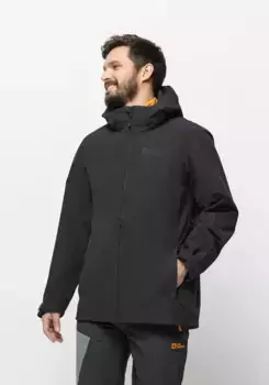 Функциональная куртка Jack Wolfskin "FERNBLICK 2L JKT M", с капюшоном, черный