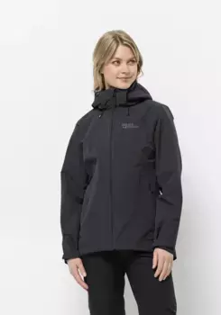 Функциональная куртка Jack Wolfskin "FERNBLICK 2L JKT W", с капюшоном, черный