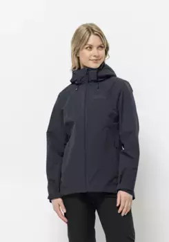 Функциональная куртка Jack Wolfskin "FERNBLICK 2L JKT W", с капюшоном, синий