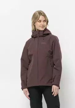 Функциональная куртка Jack Wolfskin "FERNBLICK 2L JKT W", с капюшоном, бордовый