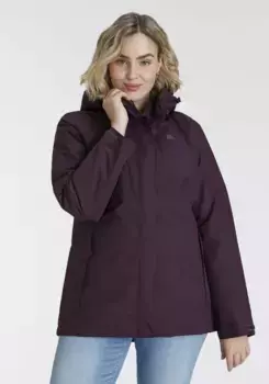 Функциональная куртка Jack Wolfskin "GRANVILLE", с капюшоном, водонепроницаемая, ветрозащитная и дышащая, фиолетовый