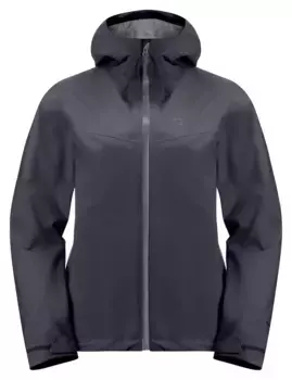 Функциональная куртка Jack Wolfskin "HIGHEST PEAK 3L JKT W", с капюшоном, цвет Graphite