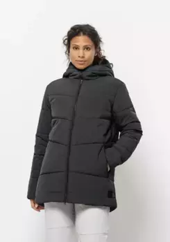 Функциональная куртка Jack Wolfskin "KAROLINGER LONG JKT W", с капюшоном, цвет Phantom