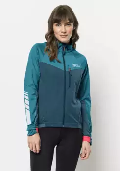 Функциональная куртка Jack Wolfskin "MOROBBIA JKT W", голубой