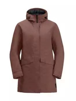 Функциональная куртка Jack Wolfskin/Parka TEMPELHOF COAW, коричневый