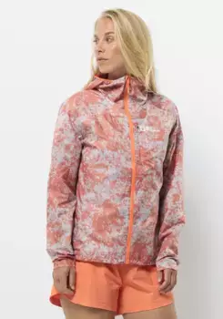 Функциональная куртка Jack Wolfskin "PRELIGHT WIND JKT W", с капюшоном, цвет Orange