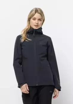 Функциональная куртка Jack Wolfskin "ROBURY 2L JKT W", с капюшоном, синий