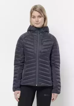 Функциональная куртка Jack Wolfskin "ROUTEBURN PRO INS JKT W", с капюшоном, цвет Graphite
