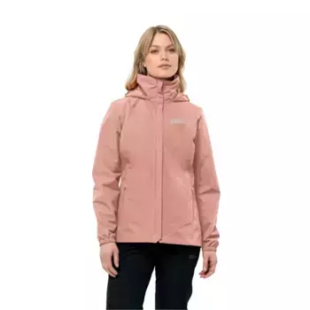 Функциональная куртка Jack Wolfskin "STORMY POINT 2L JKT W", с капюшоном, со складным капюшоном, цвет Rose Dawn
