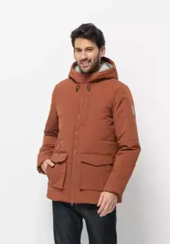 Функциональная куртка Jack Wolfskin "WHITE FROST JKT M", с капюшоном, цвет Carmine