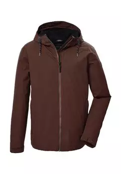 Функциональная куртка, капюшон, воротник стойка, мужская Killtec, цвет 00544 Herbstlaub