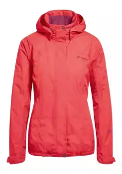 Функциональная куртка Maier Sports "Metor Therm W", с легкой подкладкой, водонепроницаемая, дышащая, с рюкзаком, красный