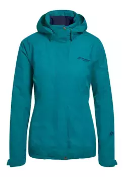 Функциональная куртка Maier Sports "Metor Therm W", с легкой подкладкой, водонепроницаемая, дышащая, с рюкзаком, бирюзовый