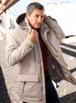 Функциональная куртка Marco Donati с капюшоном, цвет Sesam