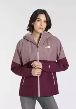 Функциональная куртка North Face "W DIABLO DYNAMIC JKT", с капюшоном, с логотипом The North Face, коричневый