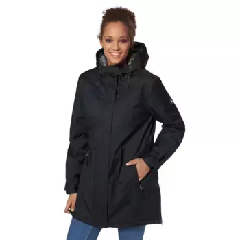 Функциональная куртка Polarino с капюшоном, дышащая, ветрозащитная, водонепроницаемая. Водяной столб 8000мм, черный