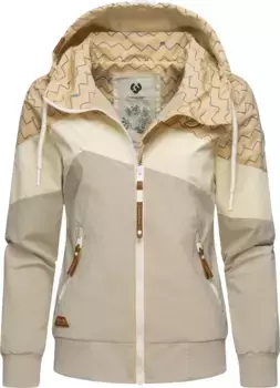 Функциональная куртка Ragwear "Nuggie Block", с капюшоном, стильная переходная куртка с большим капюшоном, коричневый