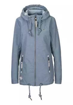 Функциональная куртка Ragwear "ЗУЗКА" с капюшоном, стильная переходная куртка для отдыха на природе Водоотталкивающее покрытие, синий