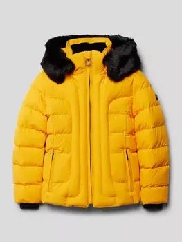 Функциональная куртка с отделкой из искусственного меха, модель Belvitesse Wellensteyn, светло-желтый