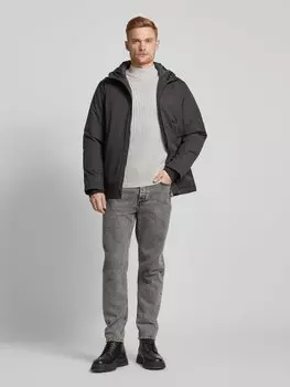 Функциональная куртка с воротником-стойкой модель «Аллен» Mazine, черный