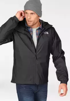 Функциональная куртка The North Face "MEN'S QUEST JACKET", с капюшоном, водонепроницаемая, ветрозащитная и дышащая, черный