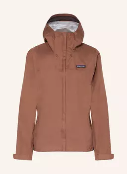 Функциональная куртка torrentshell patagonia, коричневый