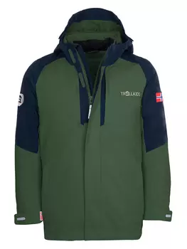 Функциональная куртка Trollkids 3in1 Skanden, зеленый