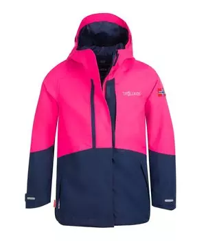 Функциональная куртка Trollkids Mdchen Jacke Skaland, цвет Marineblau/Magenta