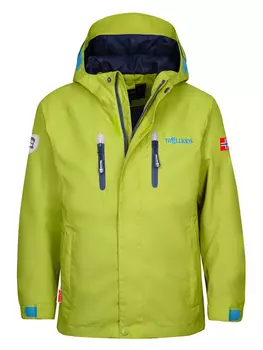 Функциональная куртка Trollkids Sognefjord Pro, зеленый
