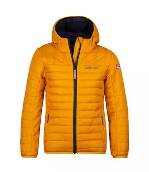 Функциональная куртка Trollkids Steppjacke Eikefjord, цвет Goldgelb/Blau