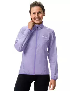 Функциональная куртка VAUDE "WOMEN'S MATERA AIR JACKET" (1 шт.), без капюшона, ветрозащитная, дышащая и водоотталкивающая, цвет Pastel Lilac