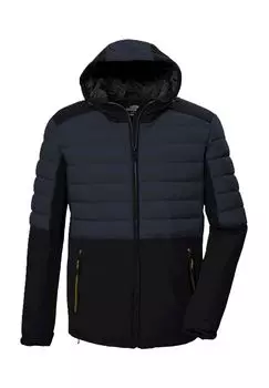 Функциональная куртка, воротник стойка, капюшон, мужская Killtec, цвет 00200 Schwarz
