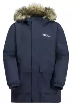 Функциональная парка 3-в-1 Jack Wolfskin "COSY BEAR 3IN1 PARKA G", с капюшоном, синий