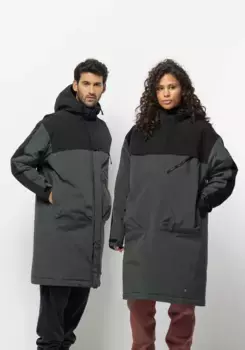 Функциональная парка Jack Wolfskin "HEUMARKT 2L PARKA" с капюшоном, зеленый