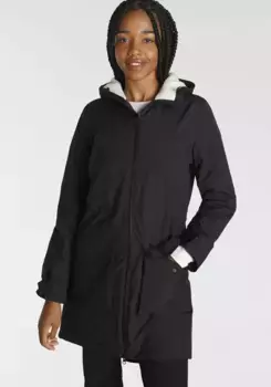 Функциональная парка Jack Wolfskin "WINTER VILLAGE", с капюшоном, черный