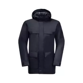 Функциональная парка Jack Wolfskin "WINTERLAGER PARKA M", с капюшоном, синий
