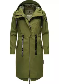 Функциональная парка Navahoo "Josinaa" с капюшоном, стильная переходная куртка для активного отдыха с капюшоном, зеленый