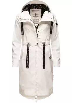 Функциональная парка Navahoo "Josinaa" с капюшоном, стильная переходная куртка для активного отдыха с капюшоном, белый