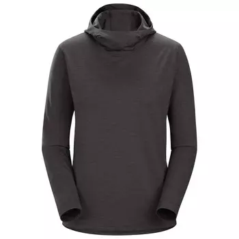 Функциональная рубашка Arc'Teryx Women's Taema Hoody, цвет Black Heather